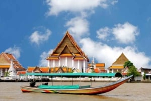 Bangkok : visite à pied privée d'une demi-journée de Wat Pho et Wat Arun