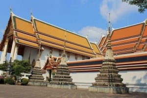 Bangkok : visite à pied privée d'une demi-journée de Wat Pho et Wat Arun