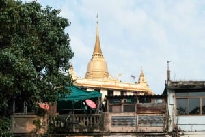 Bangkok: Wat Suthat, kæmpegynge, Wat Saket