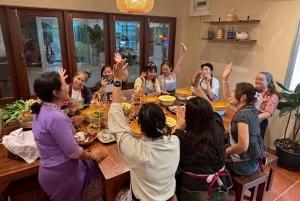Bangkok: Clase de cocina tailandesa White Lotus con visita al mercado