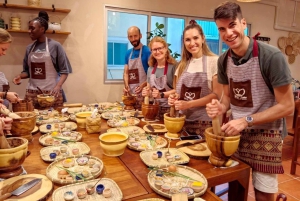 Bangkok: Clase de cocina tailandesa White Lotus con visita al mercado