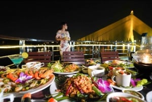 Bangkok: Crucero White Orchid por el río Chao Phraya con cerveza ilimitada