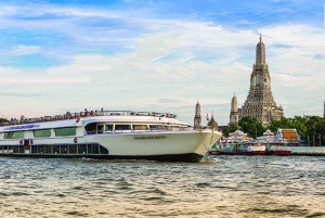 バンコクホワイトオーキッド・チャオプラヤクルーズ、タイ料理ビュッフェ＆ビール