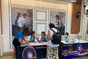 Bangkok: White Orchid Chao Phraya Jantar Cruzeiro Cerveja grátis