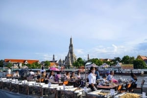 バンコク：ホワイトオーキッドクルーズ（ホテル送迎オプション付き）