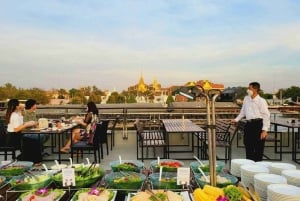 バンコク:ホワイトオーキッドクルーズ(ホテル送迎オプション付き)