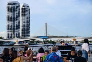 バンコク:ホワイトオーキッドクルーズ(ホテル送迎オプション付き)