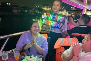 バンコク:ホワイトオーキッドクルーズ(ホテル送迎オプション付き)