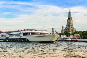 Bangkok: Rejs statkiem White Orchid Chao Phraya, tajski bufet i piwo