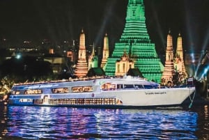 Bangkok: Rejs statkiem White Orchid Chao Phraya, tajski bufet i piwo