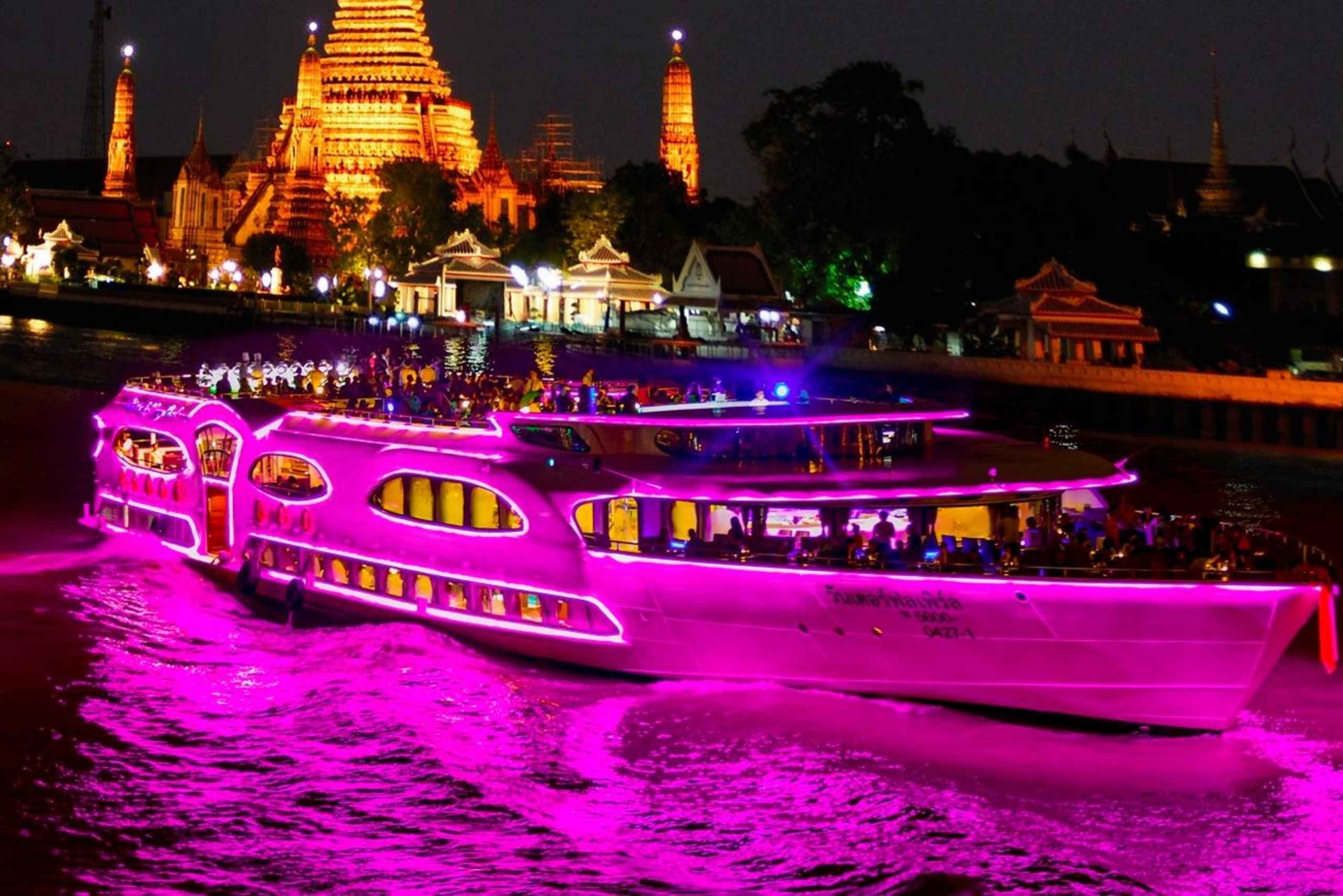 Bangkok: Wonderful Pearl Cruise med valgfri hoteltransfer
