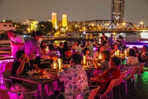 Bangkok: Prachtige Pearl Luxury Romantische Dinerrondvaart
