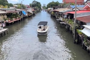 Bangkok: Kanaltur med privat speedbåd