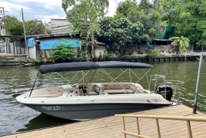 Bangkok: Kanaltur med privat snabbgående båt
