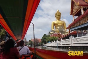 Lokalna wycieczka po kanałach Bangkok Yai z łodzią z długim ogonem