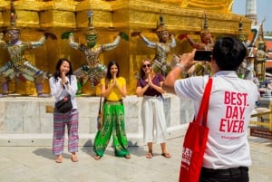 Bangkoks tempel och kungarnas flod-upplevelse med en lokal guide