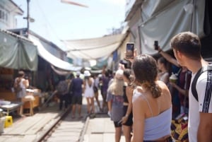 From Bangkok : Meklong Railway Market By Bus