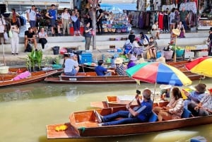 Bangkok: Damnoen Saduak Floating Market & Train Market Tour