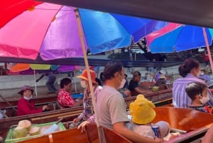 BKK : Mercato galleggiante privato di Damnoen Saduak e mercato ferroviario