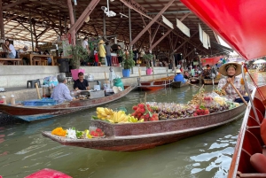 BKK : Mercato galleggiante privato di Damnoen Saduak e mercato ferroviario
