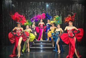 Calypso Cabaret på Asiatique Live Ladyboy Show & främre sittplatser