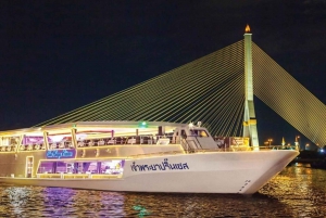 Cena en Crucero por el Chao Phraya con Transporte Privado