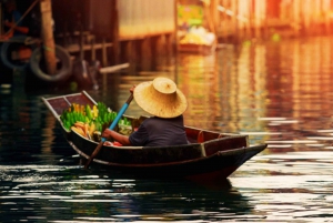 Бангкок: экскурсия по плавучим и железнодорожным рынкам Дамнеон Садуак