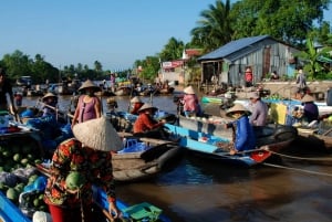 Bangkok : Visite guidée des marchés flottants et ferroviaires de Damneon Saduak