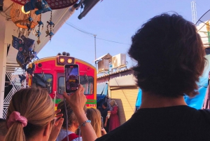 Bangkok : marchés flottants et ferroviaires privés avec visite de fermes