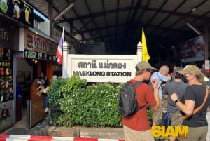 From Bangkok:Damnoen Floating Market and Railway Market Tour