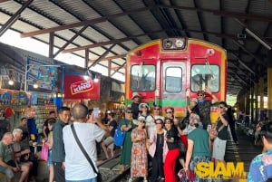 From Bangkok:Damnoen Floating Market and Railway Market Tour