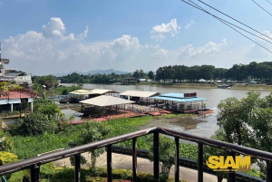 Damnoen Saduak Floating Market & River Kwai in Kanchanaburi