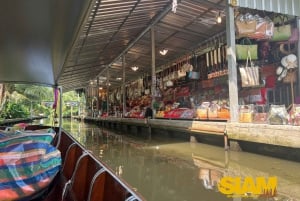 Damnoen Saduak Floating Market & River Kwai in Kanchanaburi