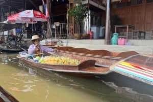 Damnoen Saduak Schwimmender Markt & Fluss Kwai