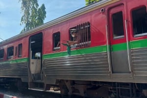 Mercado de Damnoen Saduak y Maeklong, almuerzo incluido - Tour privado