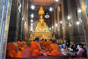Damnoen Saduak, den liggende Buddha og Wat Arun - privat tur