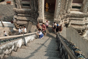 Tour privado a Damnoen Saduak, el Buda Reclinado y Wat Arun