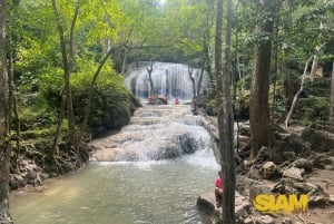 Erawan Waterfall, River Kwai & Railway Tour : From Bangkok