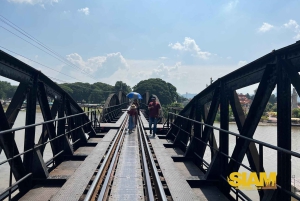 Erawan Wasserfall, River Kwai & Railway Tour : Von Bangkok aus
