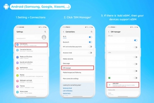 Thailand: eSIM Unlimited Package (include calling + texting)