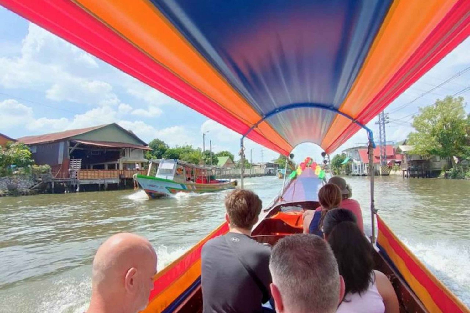 Fantastisk kanalrundtur i Bangkok med langhalebåt (2 timer)