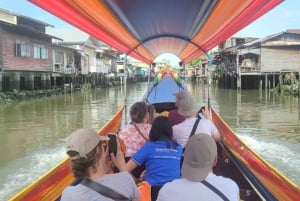 Fantastyczna wycieczka po kanałach Bangkoku łodzią z długim ogonem (2 godziny)