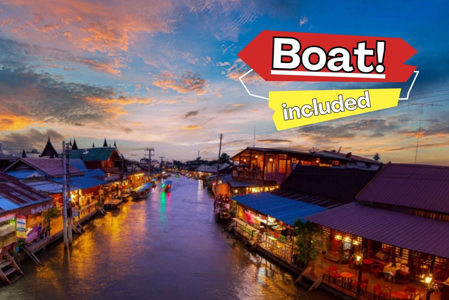 Floating Mkt & Maeklong Mkt Tour | Private Charter from Bkk