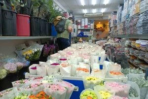 フラワーマーケット＆フラワーアート：多言語対応プライベートツアー