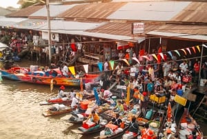Maeklong Railway & Amphawa Floating Market dagstur
