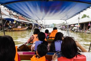 Bangkok: Maeklong Railway & Amphawa Floating Market Day Trip