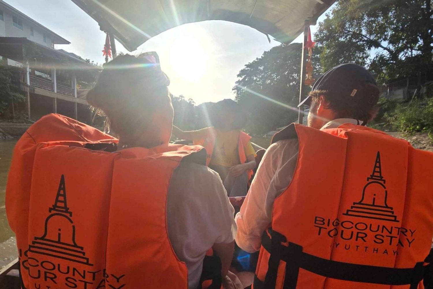 Da Bangkok: Tour pomeridiano della serenità e giro in barca di Ayutthaya