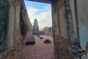 Da Bangkok: Tour pomeridiano della serenità e giro in barca di Ayutthaya
