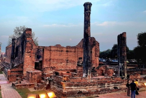 Da Bangkok: Tour pomeridiano della serenità e giro in barca di Ayutthaya