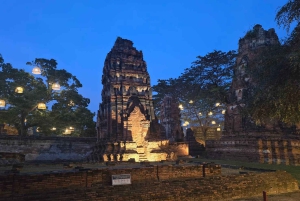 Da Bangkok: Tour pomeridiano della serenità e giro in barca di Ayutthaya
